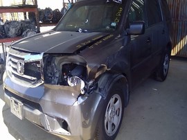 2012 HONDA PILOT, GRAY, LX, 3.5L, AT, FWD,  A25081